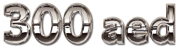 300 aed logo